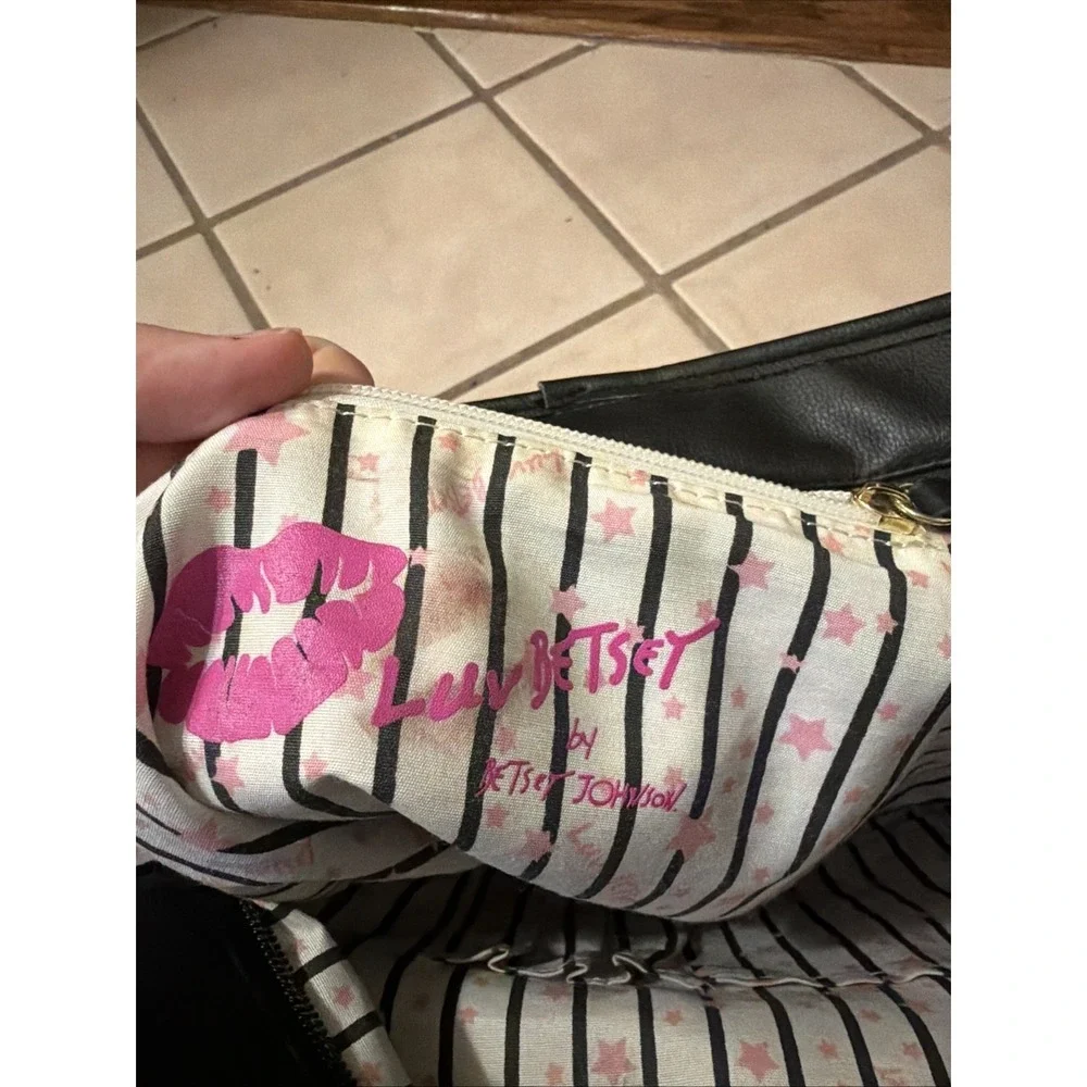 Luv Betsey By Betsey Johnson Pink Panda Backpack Black Large